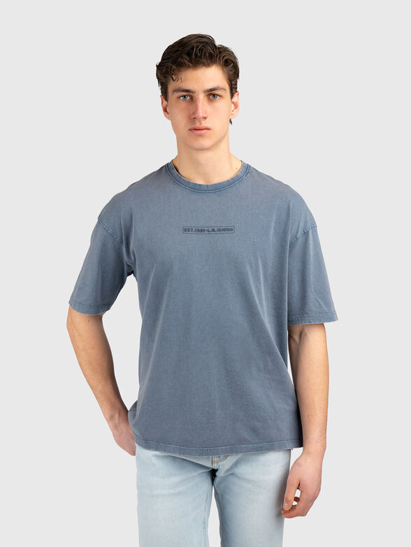 Cotton T-shirt with accent back - 1