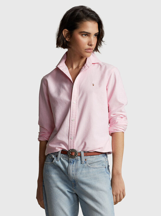 Cotton logo shirt  - 1