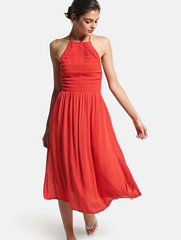 Midi dress with slits - 1