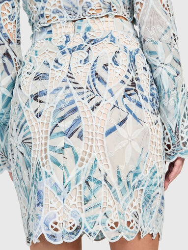 ANASTASIA embroidered mini skirt - 3