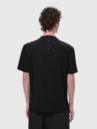 Cotton T-shirt with oval neckline - 3