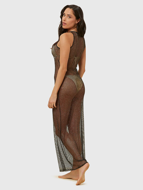 CELEBRITY beach dress with mesh texture - 2