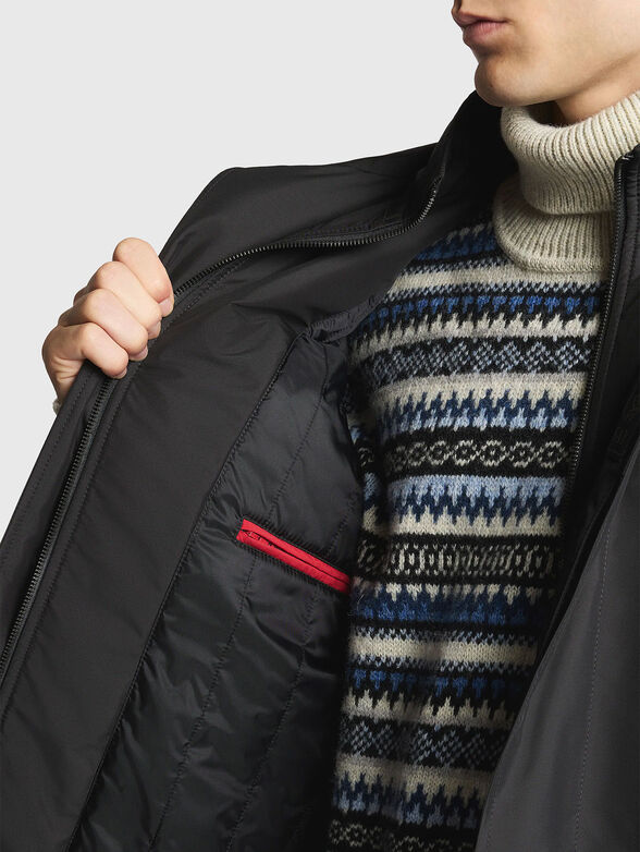 Padded poplin coat - 5