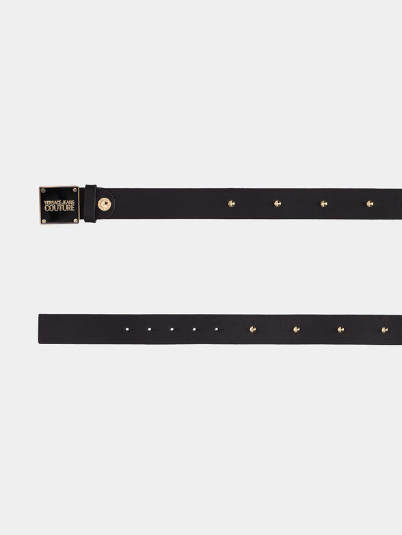 Belt with square logo buckle - 2