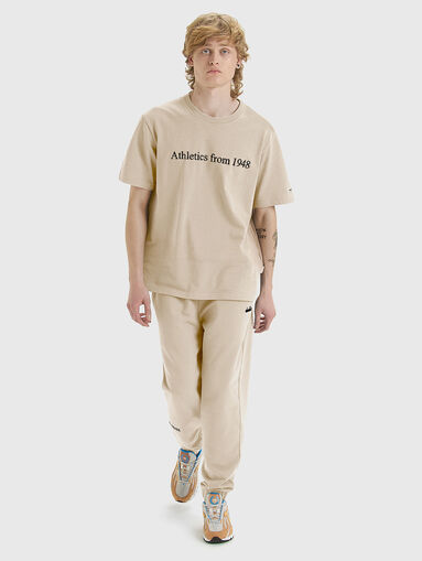 LEGACY unisex sports trousers in beige - 5