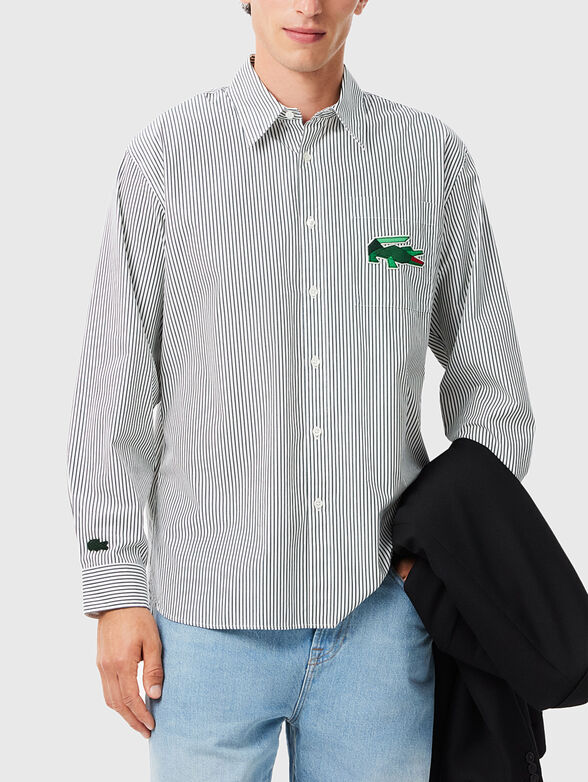 Striped shirt in blue - 1