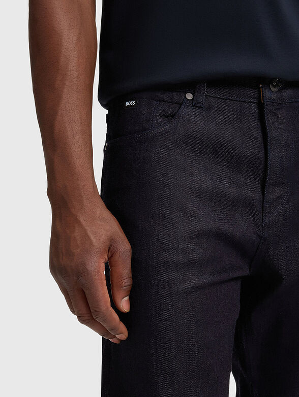 Slim wool blend jeans - 3