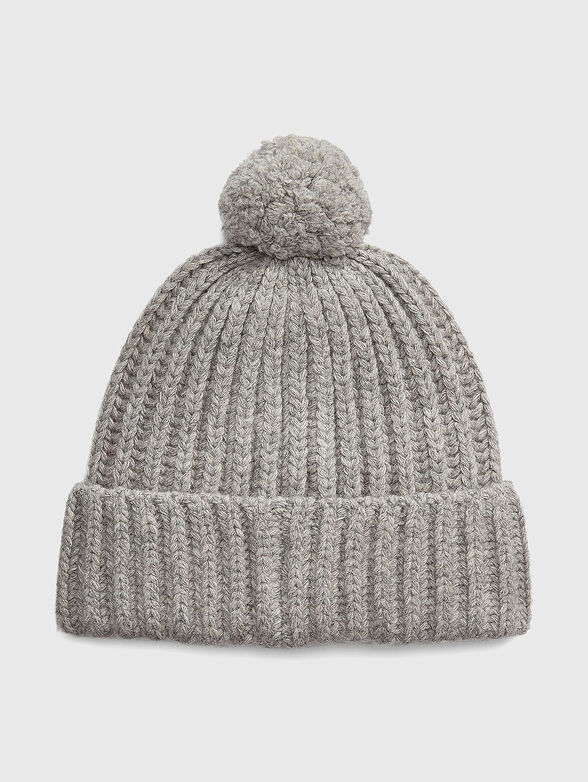 Knitted hat with Polo Bear embroidery in wool - 2