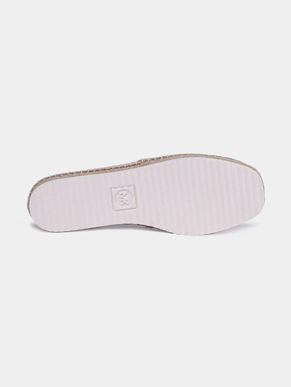 LENNY Leather espadrille with perforations - 5