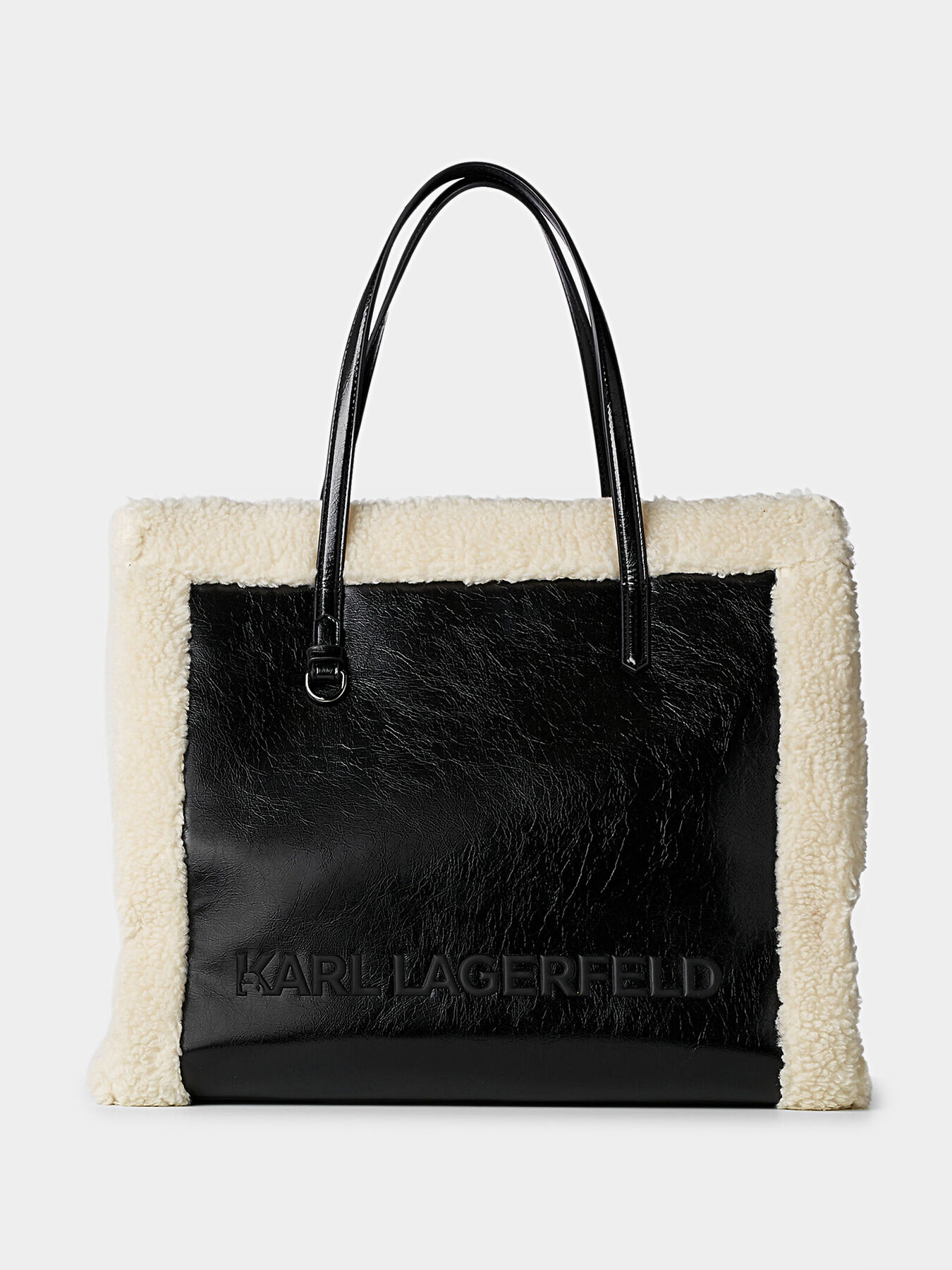 K SKUARE faux shearling bag brand Karl Lagerfeld Globalbrandsstore en