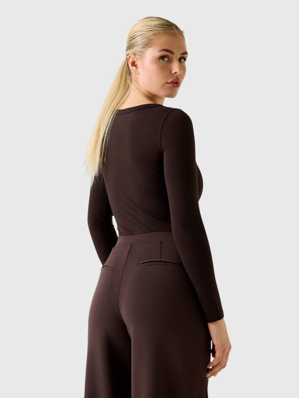 Cotton brown bodysuit - 2