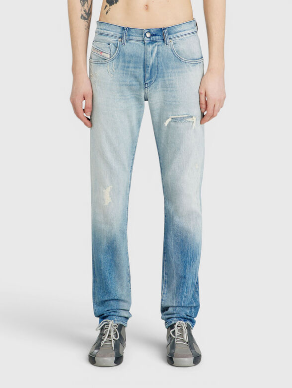 D-STRUKT slim-fit jeans with a bleached effect  - 1