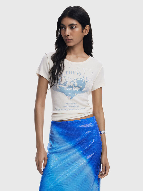 Midi skirt with sequins - 3