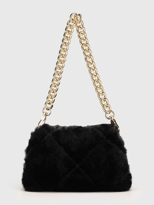 Soft texture crossbody bag with logo - 3