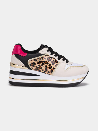 Sports shoes with animal print - 1