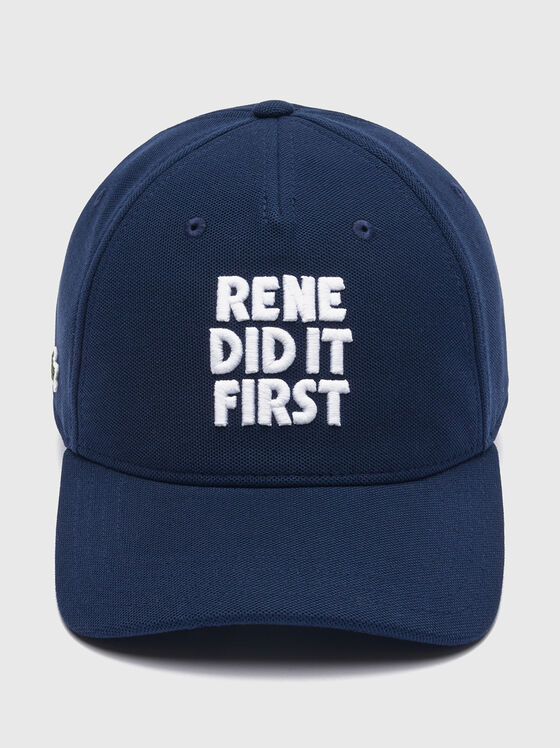Unisex hat with contrast embroidery - 1
