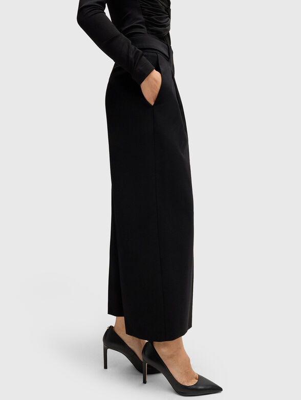 TAMANIA wool cropped trousers - 3