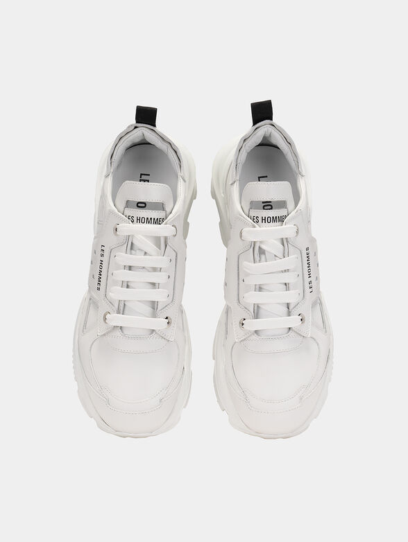 White leather sneakers - 6