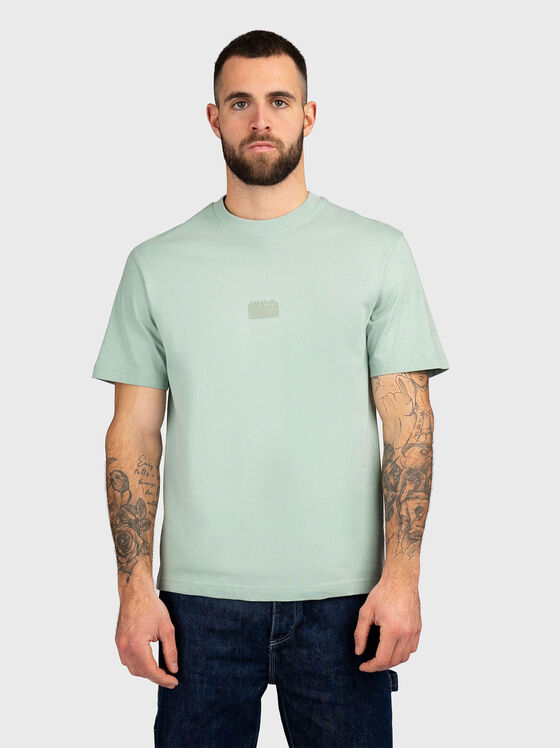 Cotton T-shirt with accent back - 1