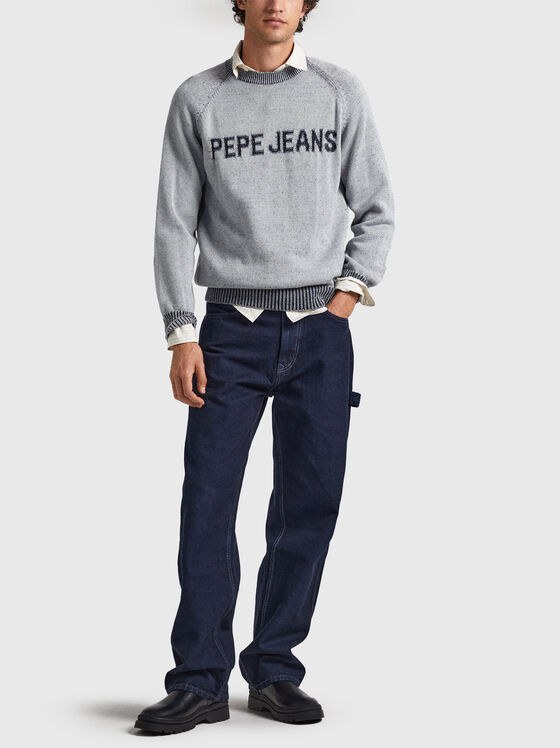 Пуловер STEPNEY с лого детайл - 2