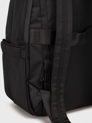 Black backpack with zip  - 3