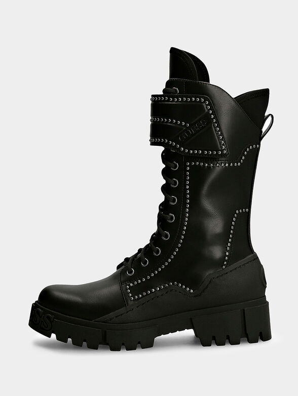NANCIA Boots with metal studs - 1