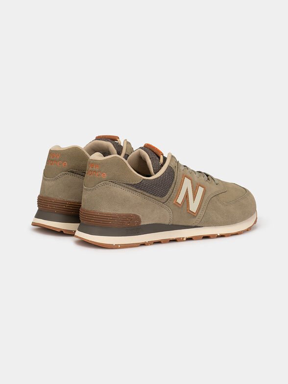 574 suede sports shoes - 3