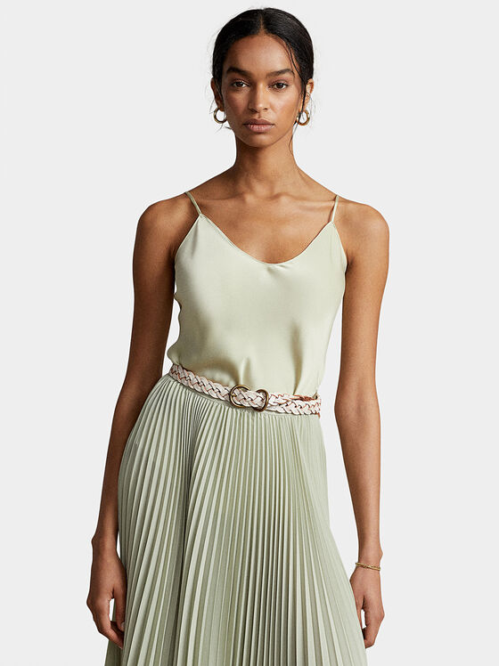 Топ в зелен цвят - 1