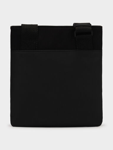 Black crossbody bag with logo - 3