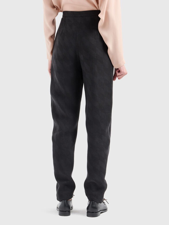 Straight trousers with print - 2