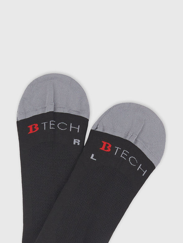 Three pairs of black ankle socks - 2