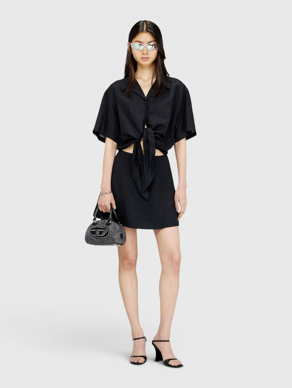 D-STALL dress with accent ties - 4