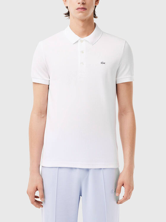 Slim-fit polo shirt in black - 1