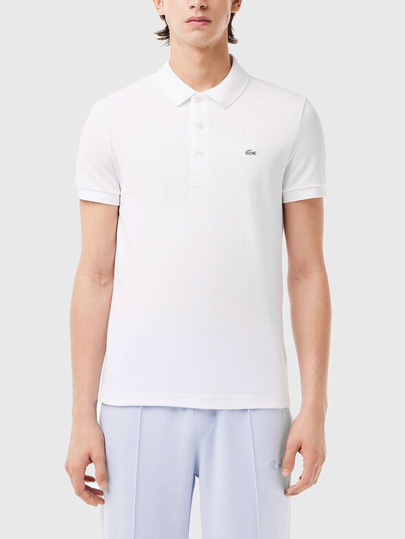 Slim-fit polo shirt in black - 1