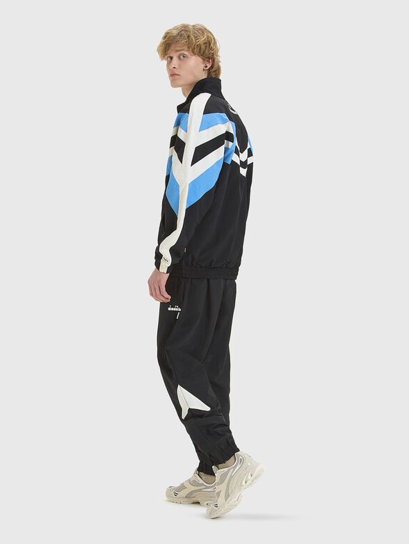 LEGACY unisex black jacket with contrast details - 3