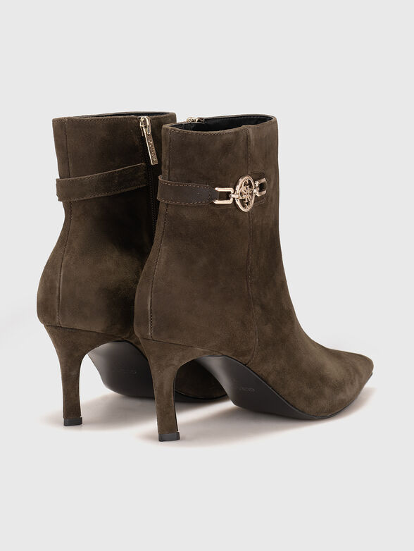PAISLIE suede ankle boots with zip - 3