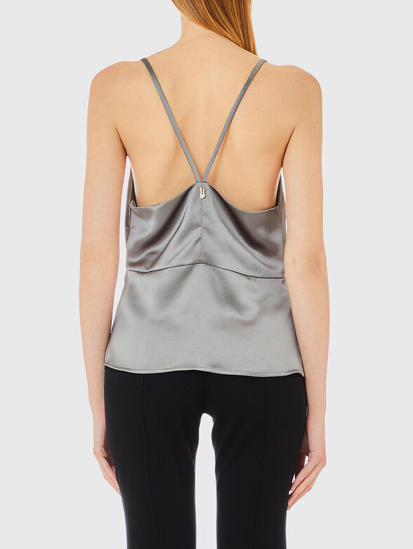 Top with satin effect - 2