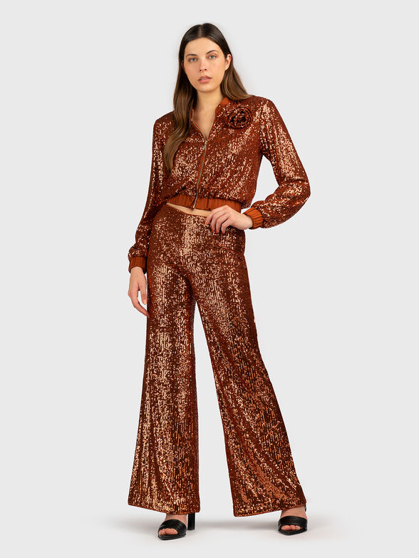 Trousers with sequins - 4