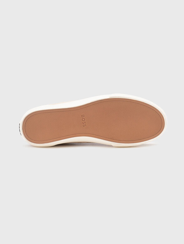 Sports shoes with logo in suede - 5