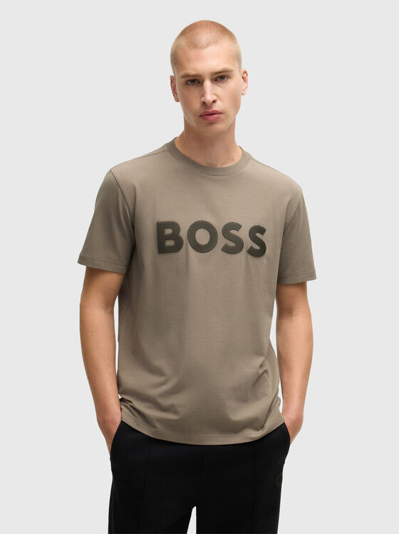 Roun neck black T-shirt - 1