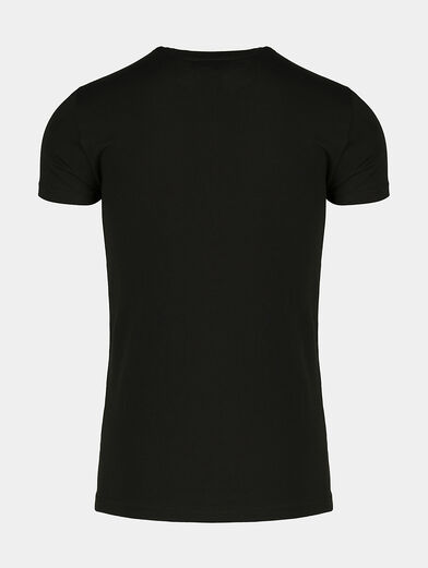Cotton t-shirt with logo lettering - 2