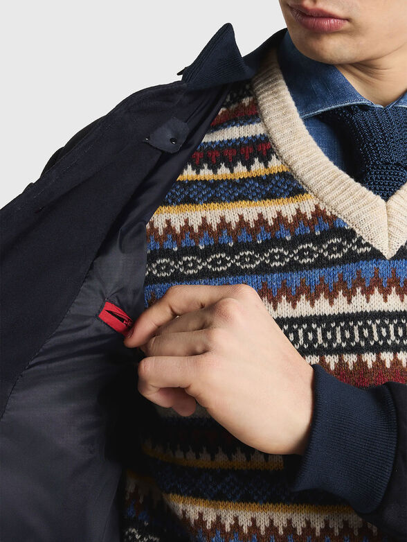 Quilted suede bomber jacket - 5