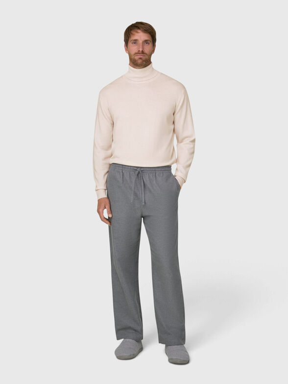 Ecru wool blouse - 1
