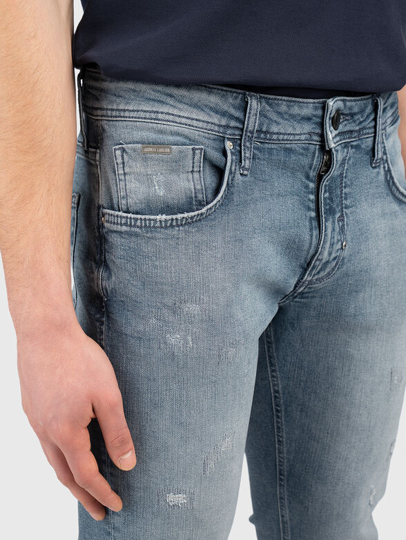 KURT slim-fit jeans with a bleached effect - 4