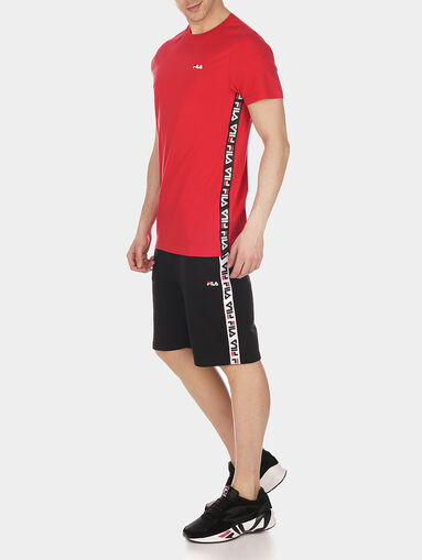 TALAN Red T-shirt with logo branding - 5