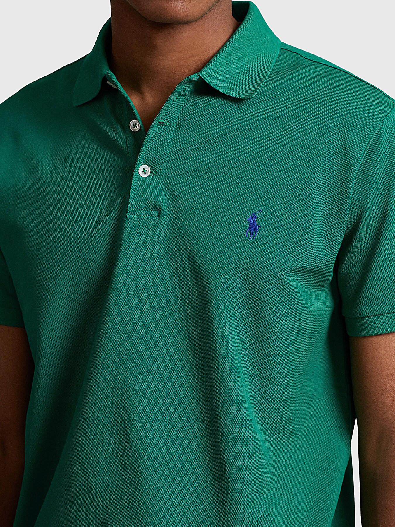 Emerald green ralph lauren polo shirt top