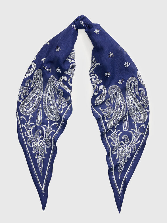 Scarf with paisley pattern - 1