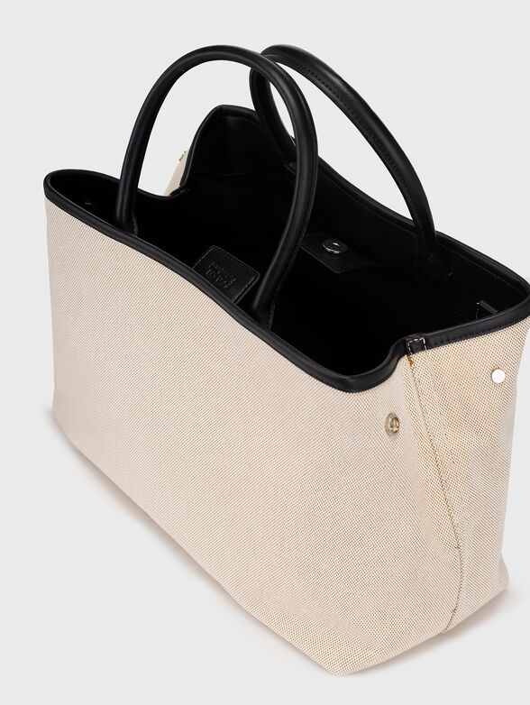 Shopper bag with contrast logo - 6