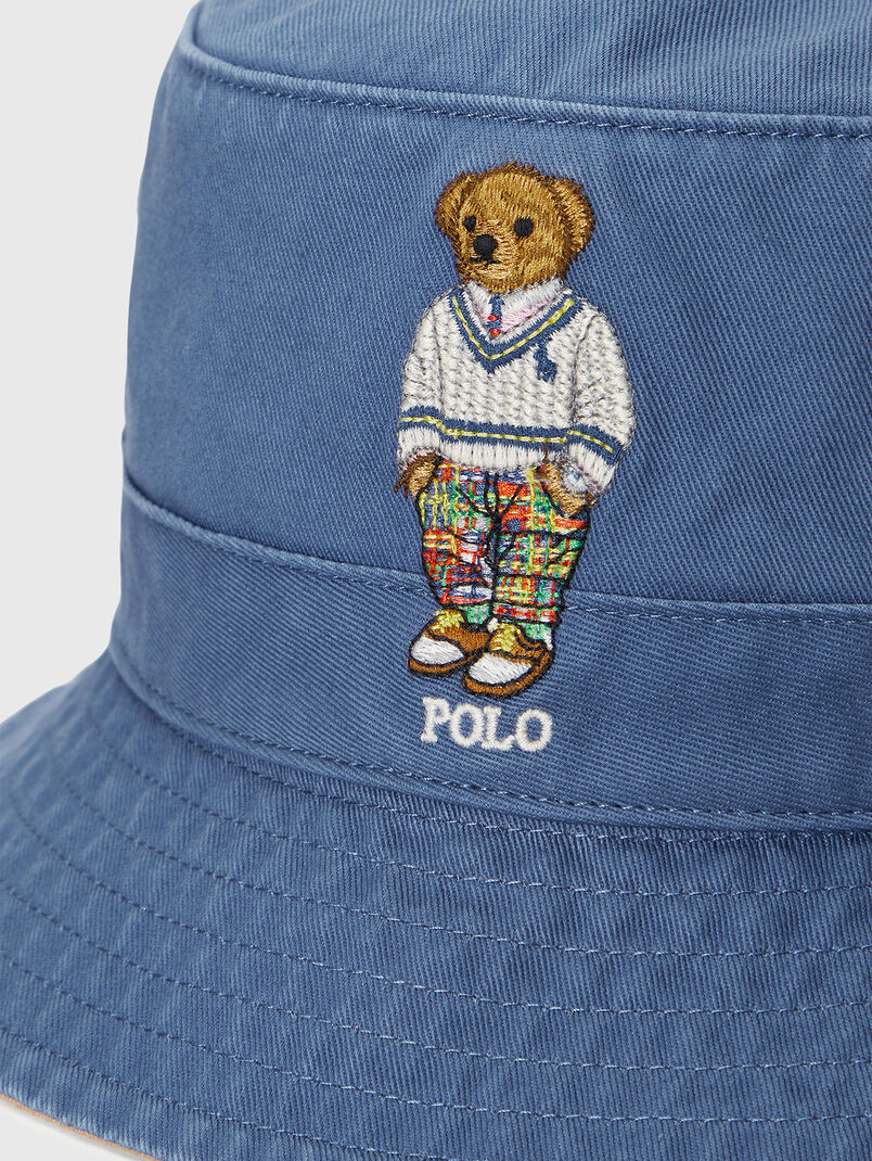 Bucket hat with Polo Bear embroidery - 3