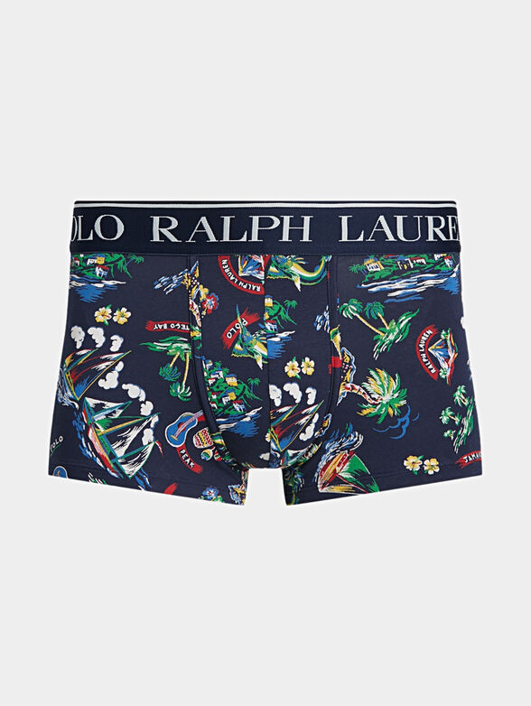 Boxer trunks with logo branding - 3